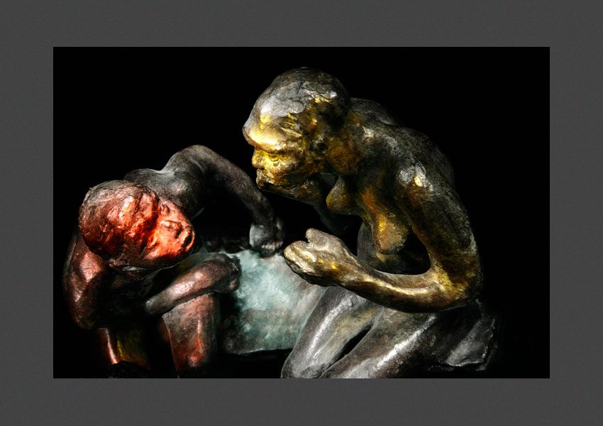 Pour Camille Claudel, 2004, d'après Les Causeuses