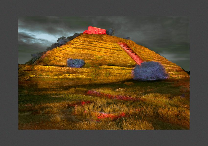 Pyramide de Gran Cué, Querétaro, Mexique, 2014