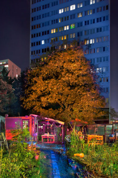 Jardins partagés « Des tours au jardin », Paris 13°, 2018