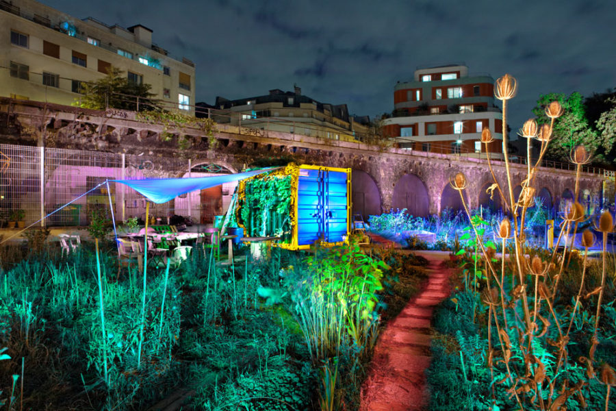 Jardins partagés « charmante, petite campagne urbaine », Paris 19°, 2018