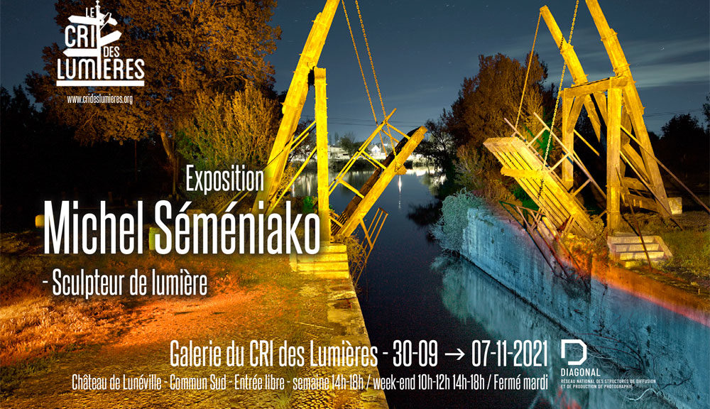 Exposition Michel Semeniako - Sculteur de lumière